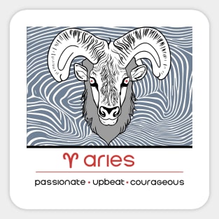 Aries Season - Zodiac Graphic Sticker